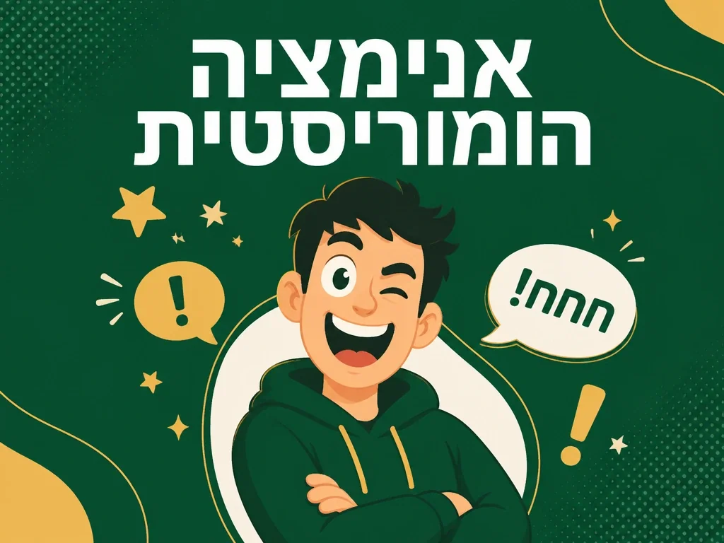 סרטון אנימציה הומוריסטי לעסק