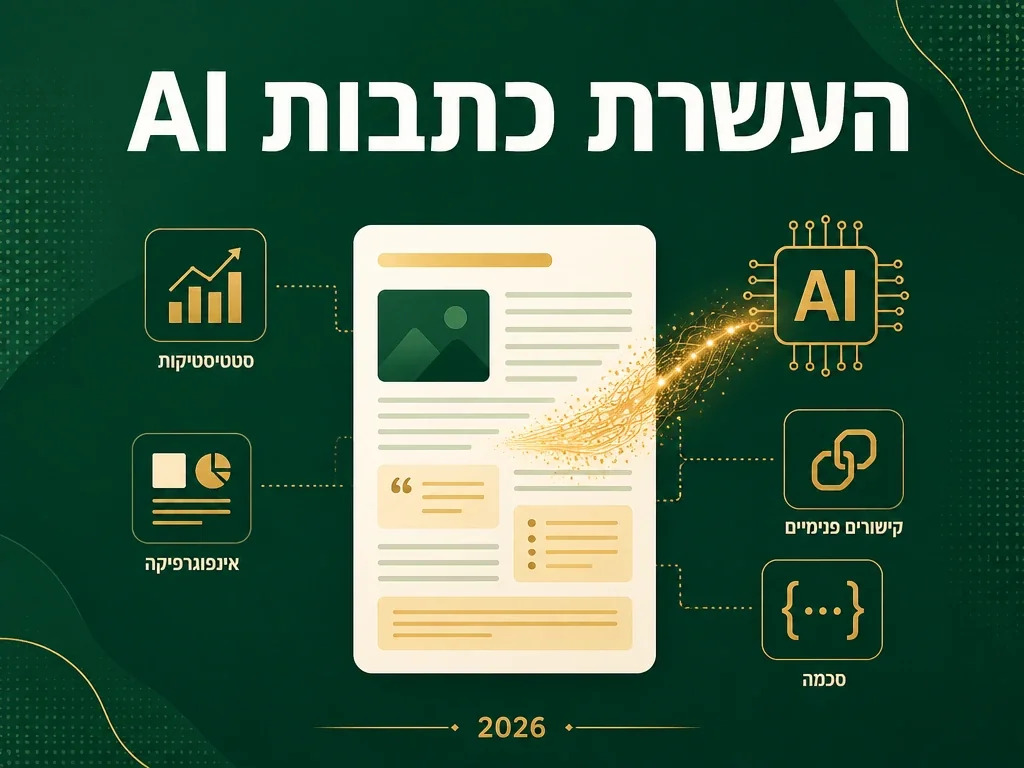 העשרת כתבות AI מנוהלת — שיווקנט
